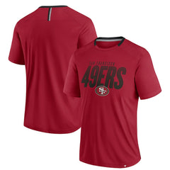 San Francisco 49ers Defender Fade Slant T-Shirt Scarlet