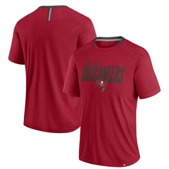 Tampa Bay Buccaneers Defender Fade Slant T-Shirt Red