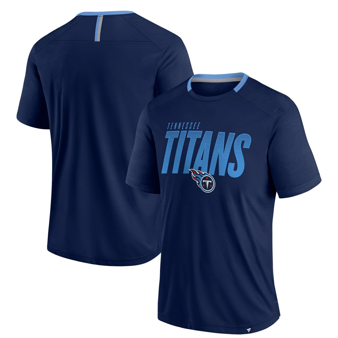 Tennessee Titans Defender Fade Slant T-Shirt Navy