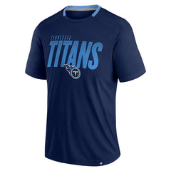 Tennessee Titans Defender Fade Slant T-Shirt Navy