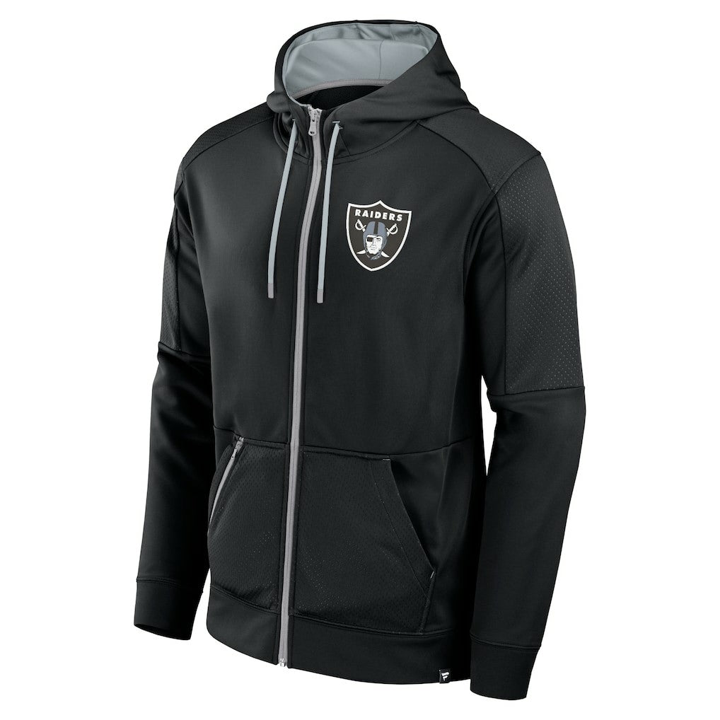 Las Vegas Raiders Defender Full-Zip Hoodie Black