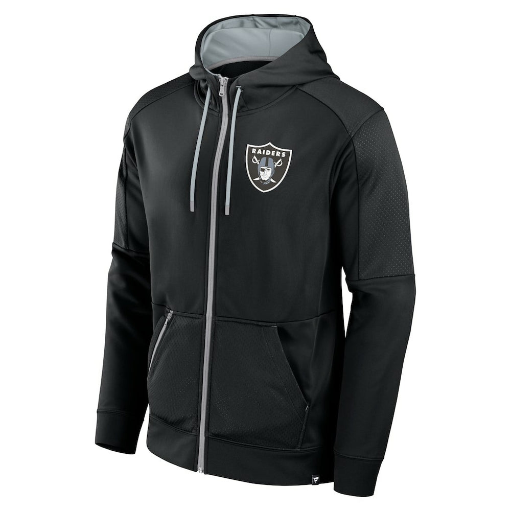 Las Vegas Raiders Defender Full-Zip Hoodie Black