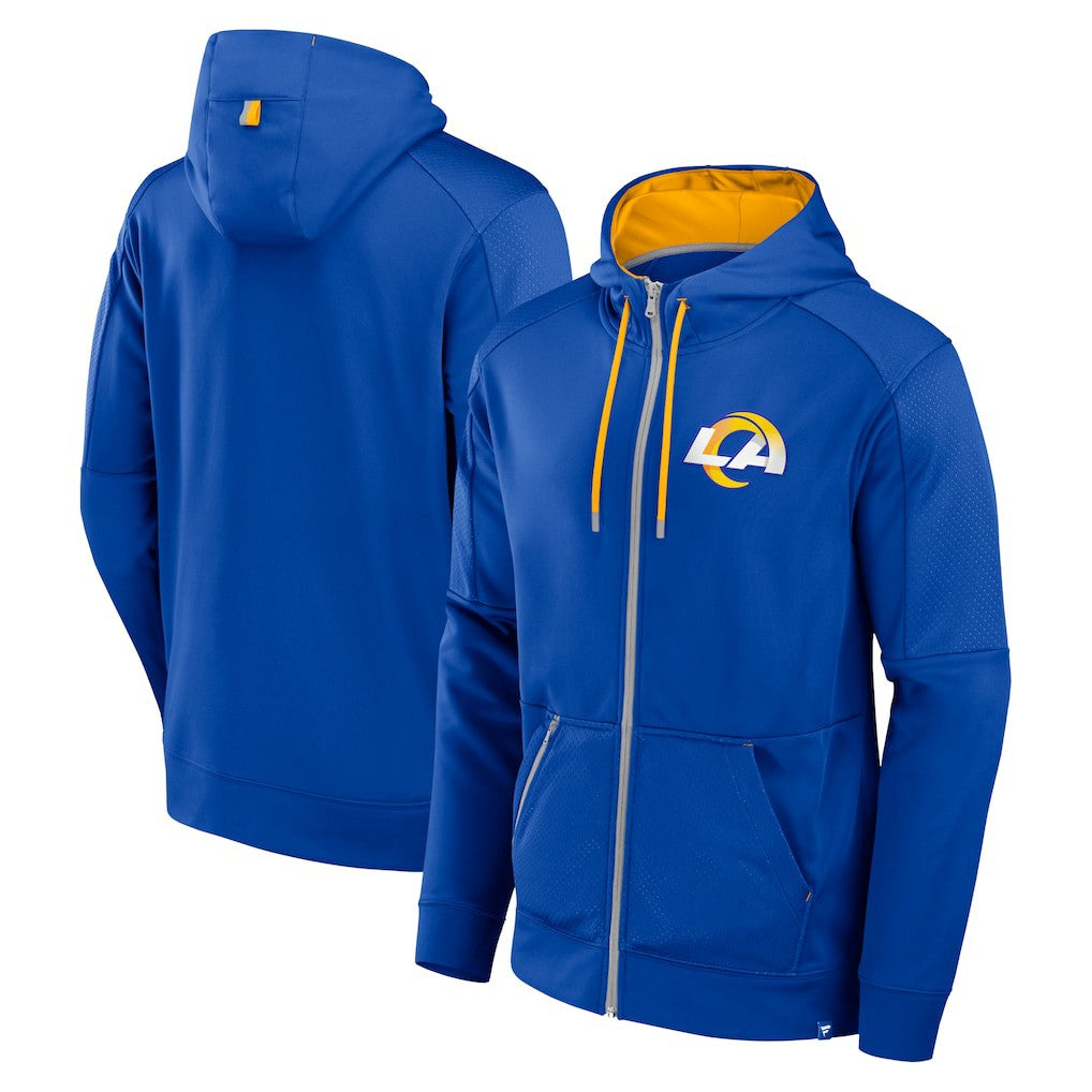 Los Angeles Rams Defender Full-Zip Hoodie Royal