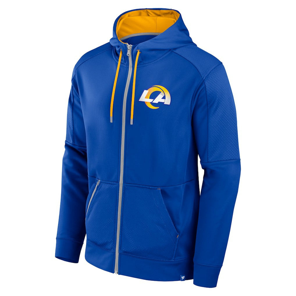 Los Angeles Rams Defender Full-Zip Hoodie Royal