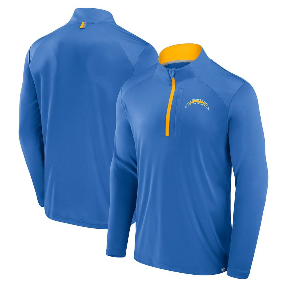 Los Angeles Chargers Defender Long Sleeve Quarter-Zip Jacket Powder Blue