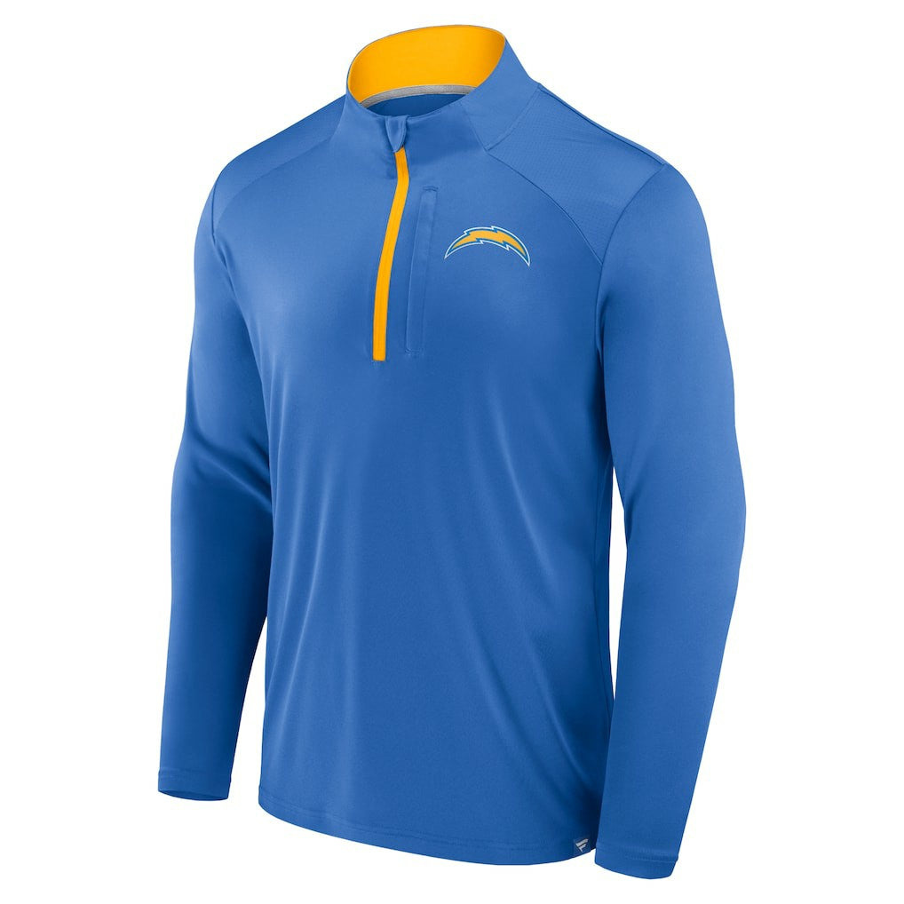 Los Angeles Chargers Defender Long Sleeve Quarter-Zip Jacket Powder Blue