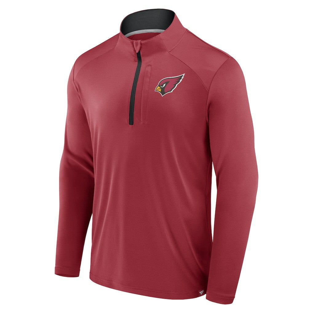 Arizona Cardinals Defender Long Sleeve Quarter-Zip Jacket Cardinal