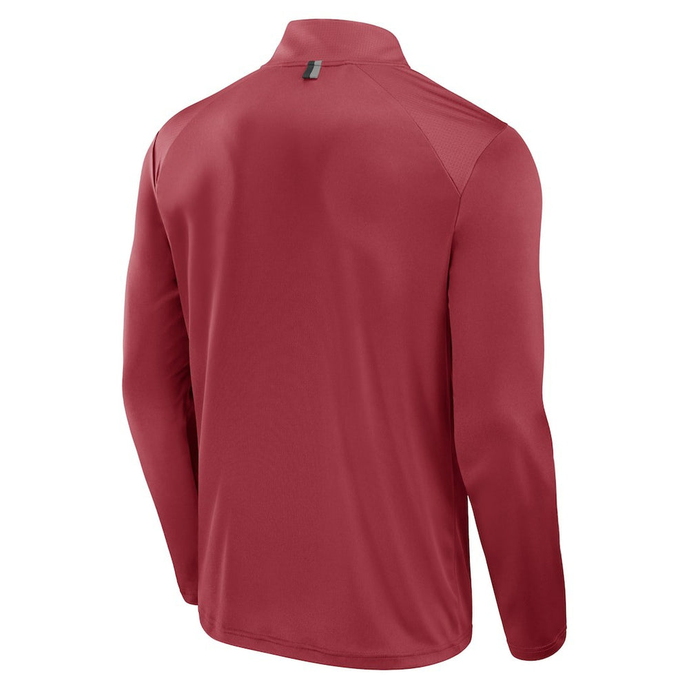 Arizona Cardinals Defender Long Sleeve Quarter-Zip Jacket Cardinal