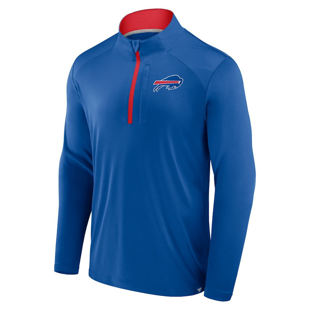 Buffalo Bills Defender Long Sleeve Quarter-Zip Jacket Royal