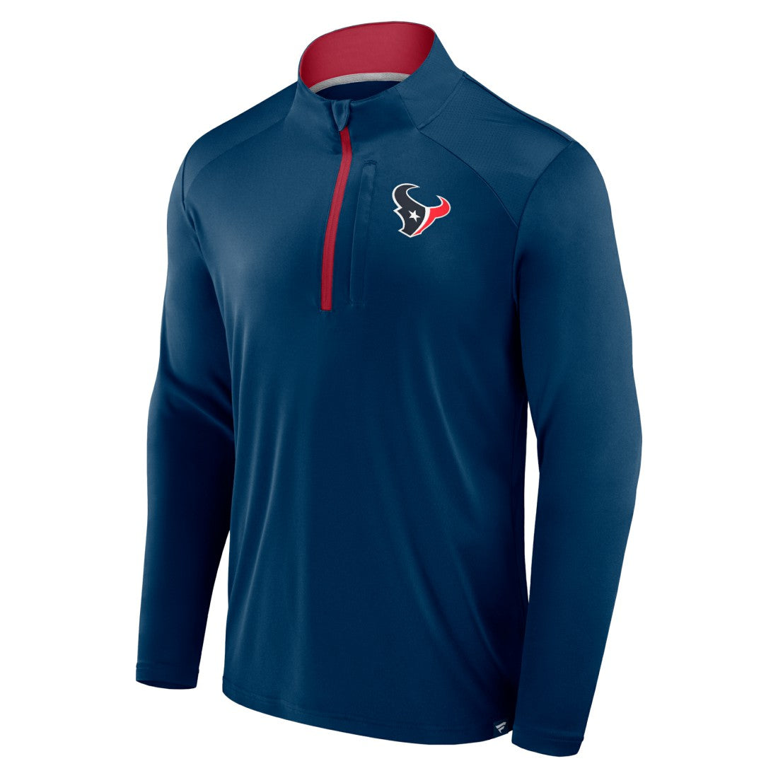 Houston Texans Defender Long Sleeve Quarter-Zip Jacket Navy