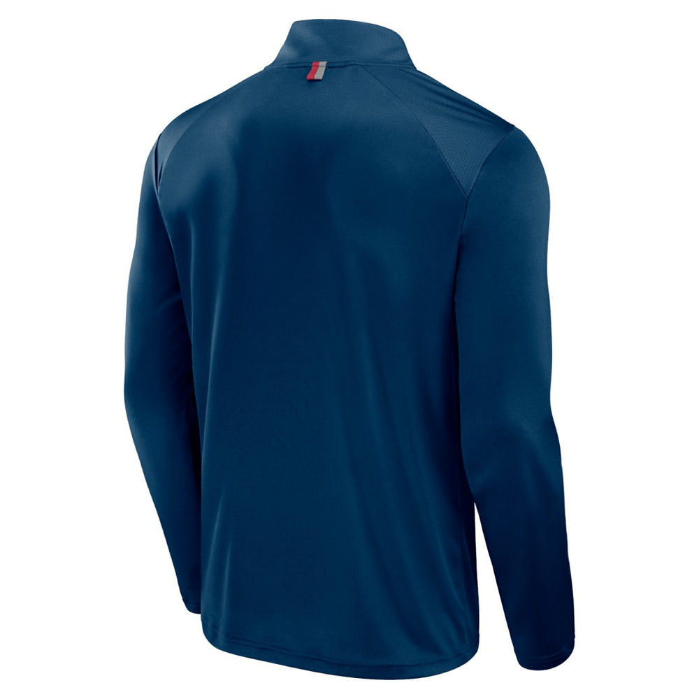 Houston Texans Defender Long Sleeve Quarter-Zip Jacket Navy