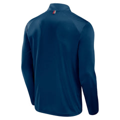 Houston Texans Defender Long Sleeve Quarter-Zip Jacket Navy