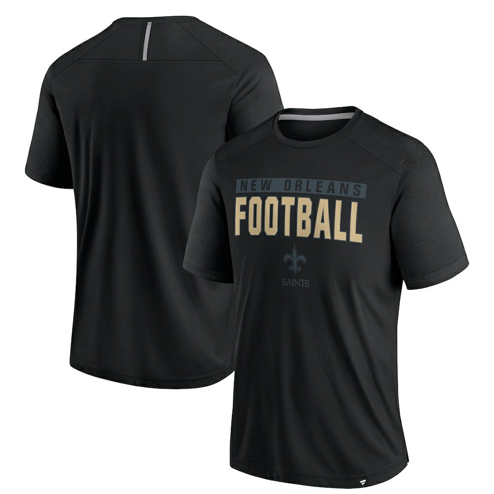 New Orleans Saints Defender Blackout T-Shirt Black