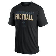 New Orleans Saints Defender Blackout T-Shirt Black