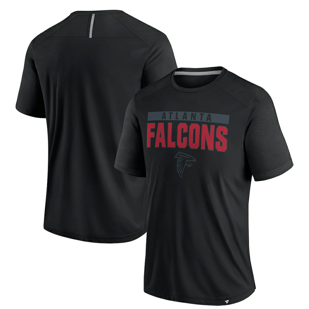 Atlanta Falcons Defender Blackout T-Shirt Black