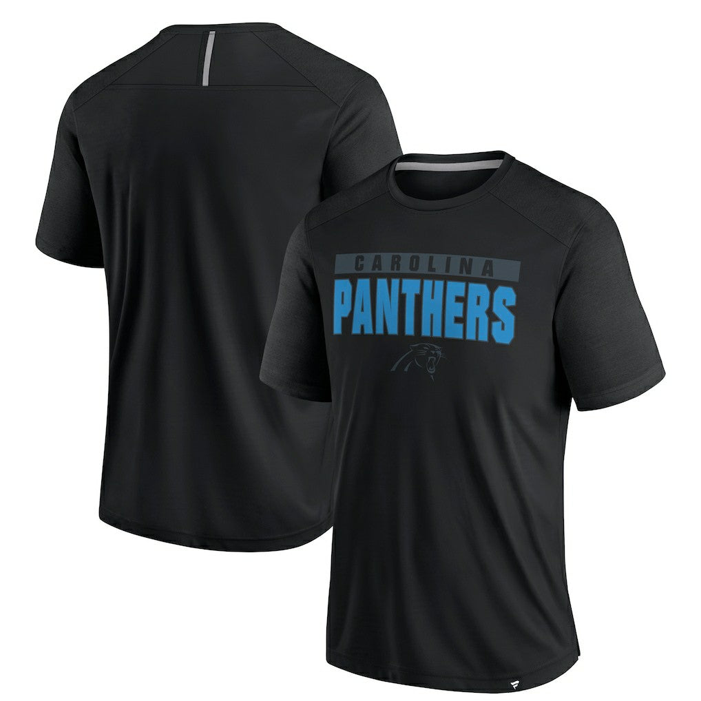 Carolina Panthers Defender Blackout T-Shirt Black