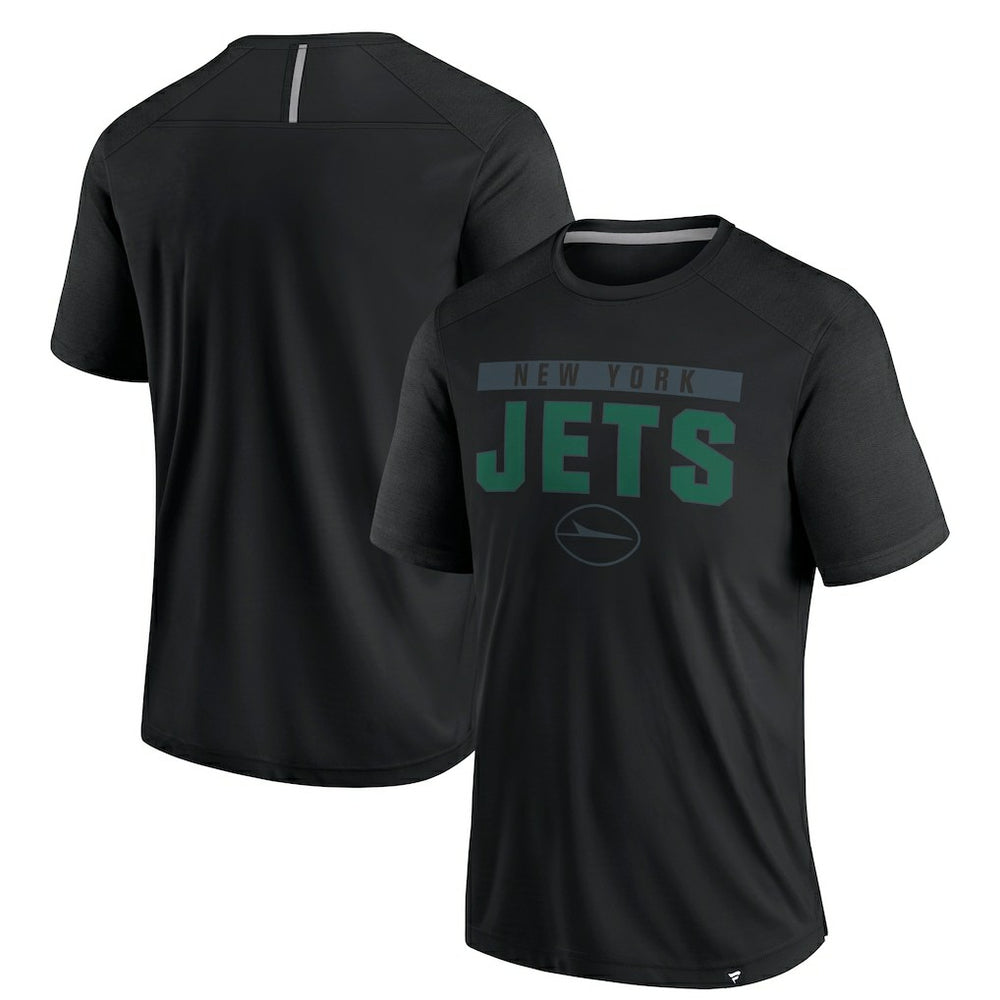 New York Jets Defender Blackout T-Shirt Black