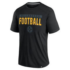 Pittsburgh Steelers Defender Blackout T-Shirt Black