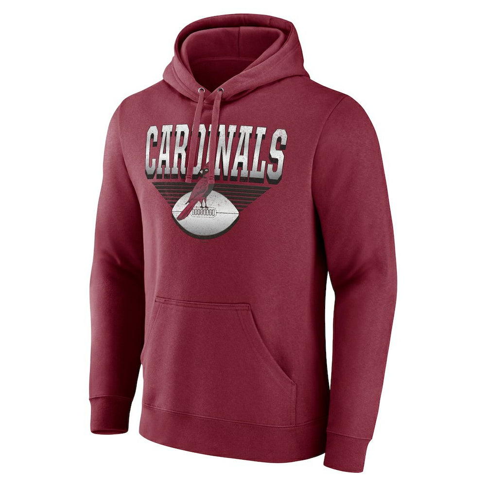 Arizona Cardinals Geometric Chrome Pullover Hoodie Cardinal