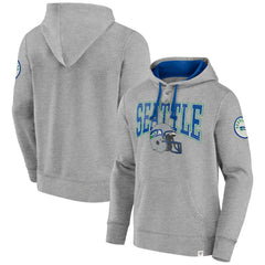 Seattle Seahawks Label Maker Pullover Hoodie Heather Gray