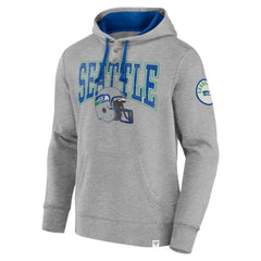 Seattle Seahawks Label Maker Pullover Hoodie Heather Gray