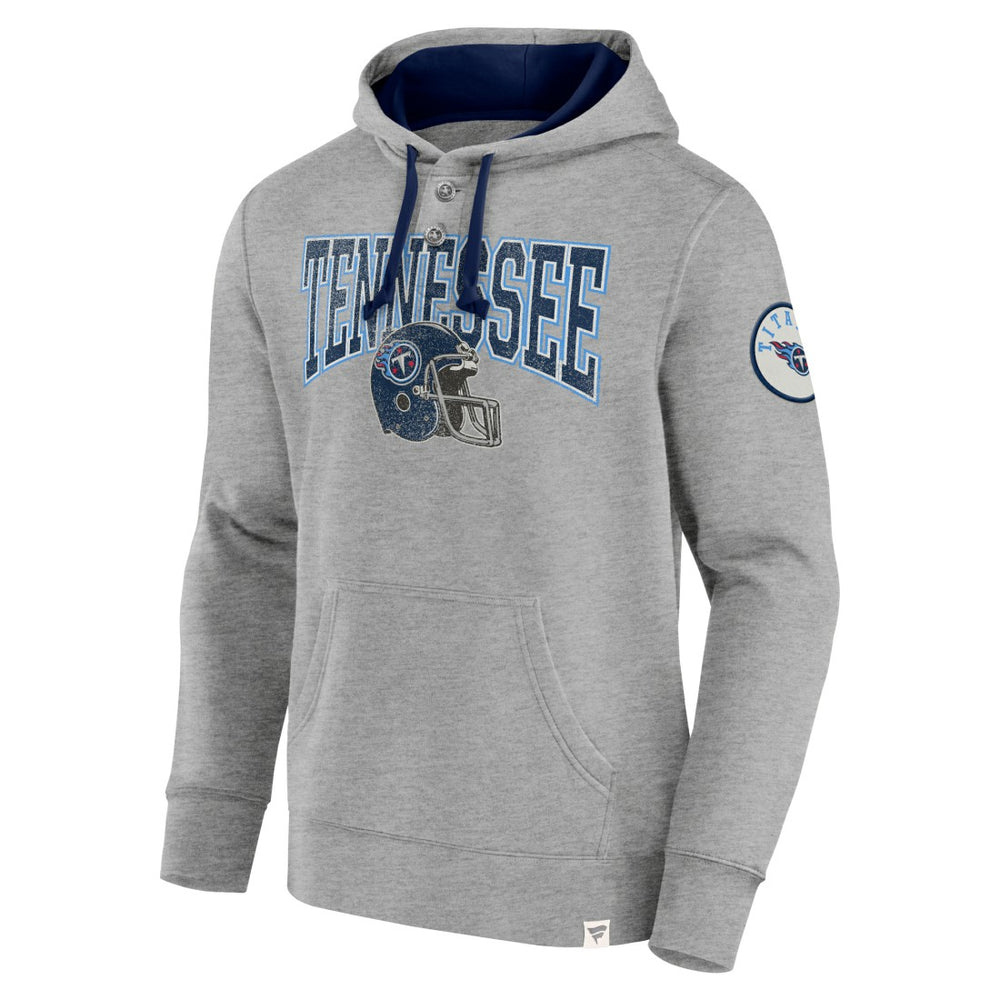Tennessee Titans Label Maker Pullover Hoodie Heather Gray