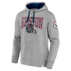 Houston Texans Label Maker Pullover Hoodie Heather Gray