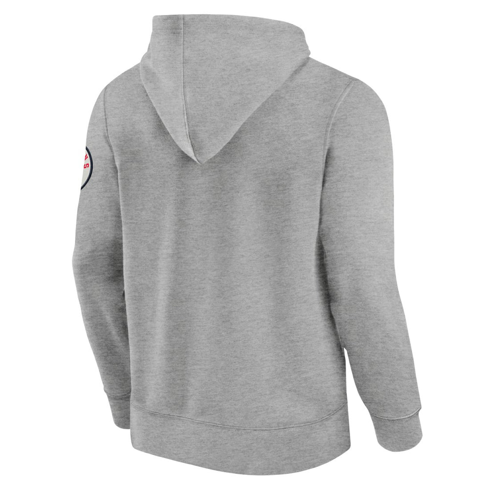 Houston Texans Label Maker Pullover Hoodie Heather Gray