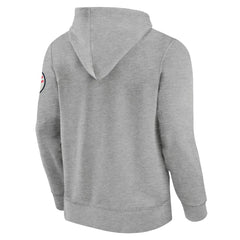Houston Texans Label Maker Pullover Hoodie Heather Gray