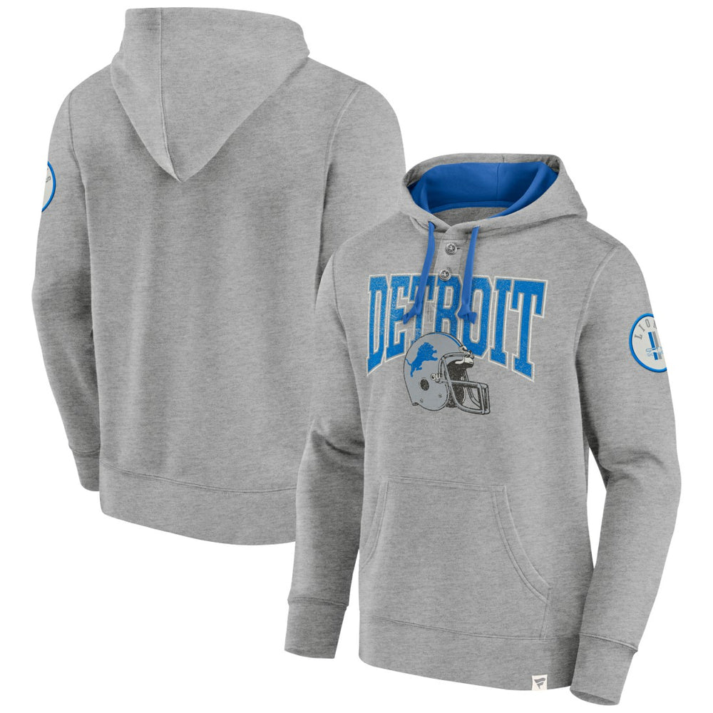 Detroit Lions Label Maker Pullover Hoodie Blue