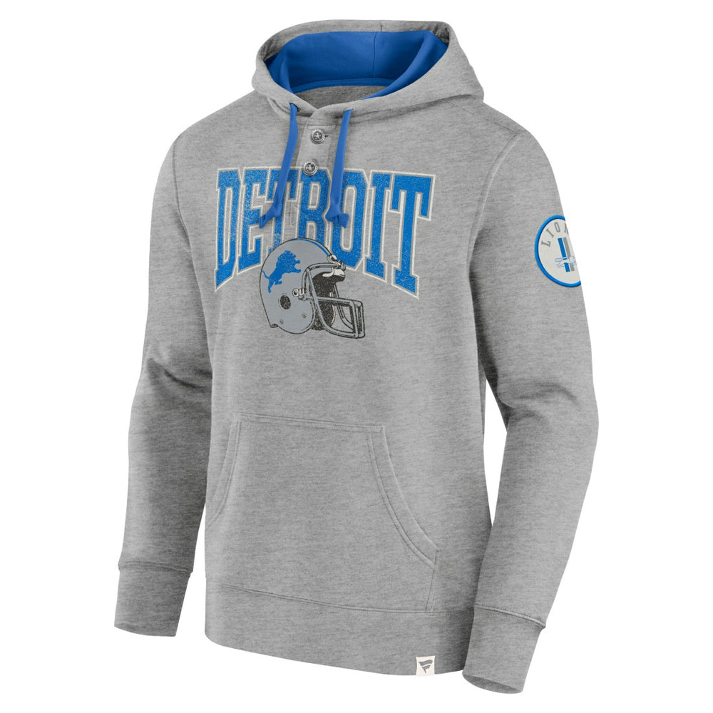 Detroit Lions Label Maker Pullover Hoodie Blue
