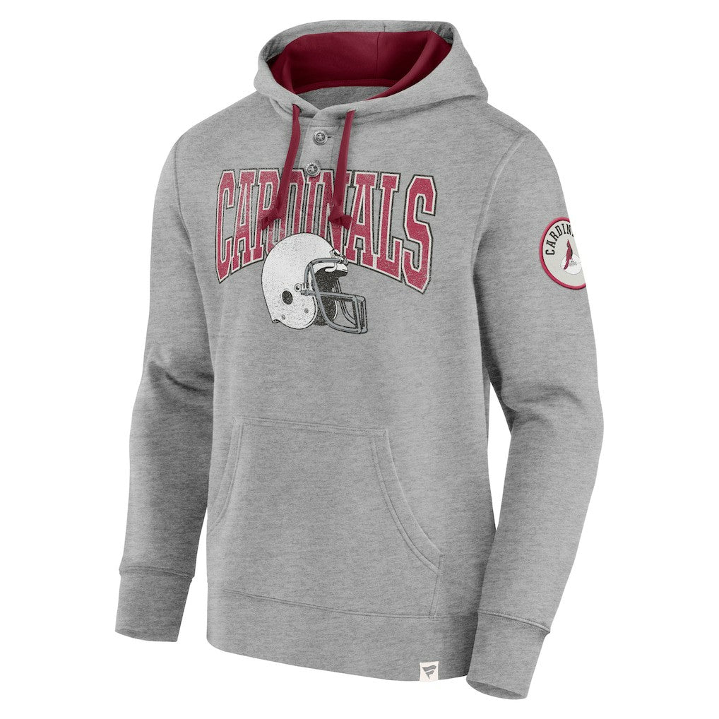 Arizona Cardinals Label Maker Pullover Hoodie Heather Gray