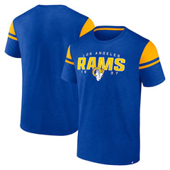 Los Angeles Rams Old School Play Slub T-Shirt Royal