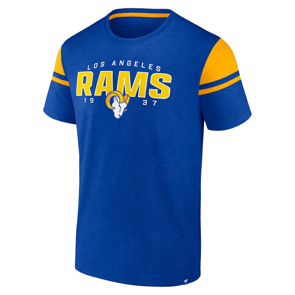 Los Angeles Rams Old School Play Slub T-Shirt Royal