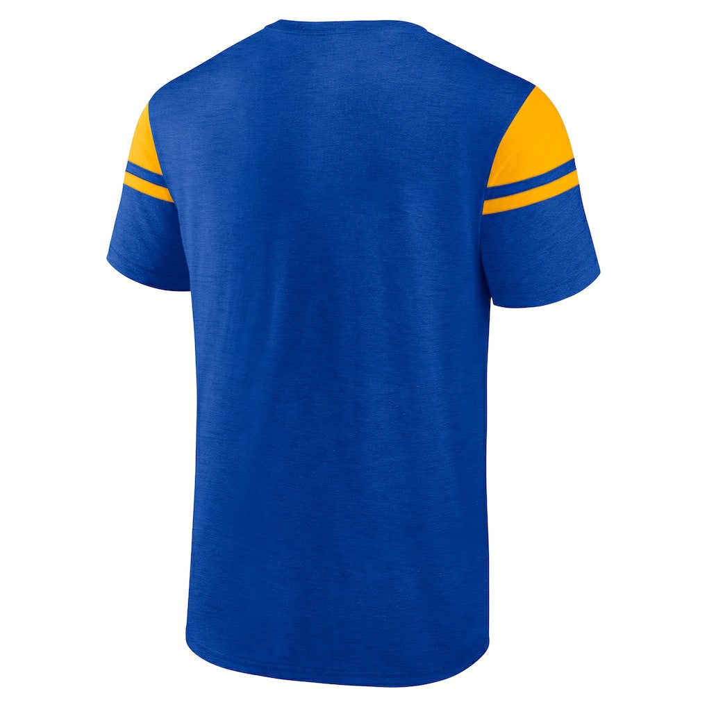 Los Angeles Rams Old School Play Slub T-Shirt Royal
