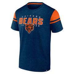 Chicago Bears Old School Play Slub T-Shirt Navy