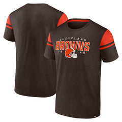 Cleveland Browns Old School Play Slub T-Shirt Brown