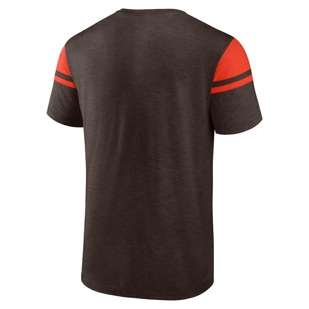 Cleveland Browns Old School Play Slub T-Shirt Brown