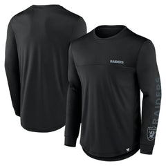 Las Vegas Raiders Blackout Long Sleeve T-Shirt Black