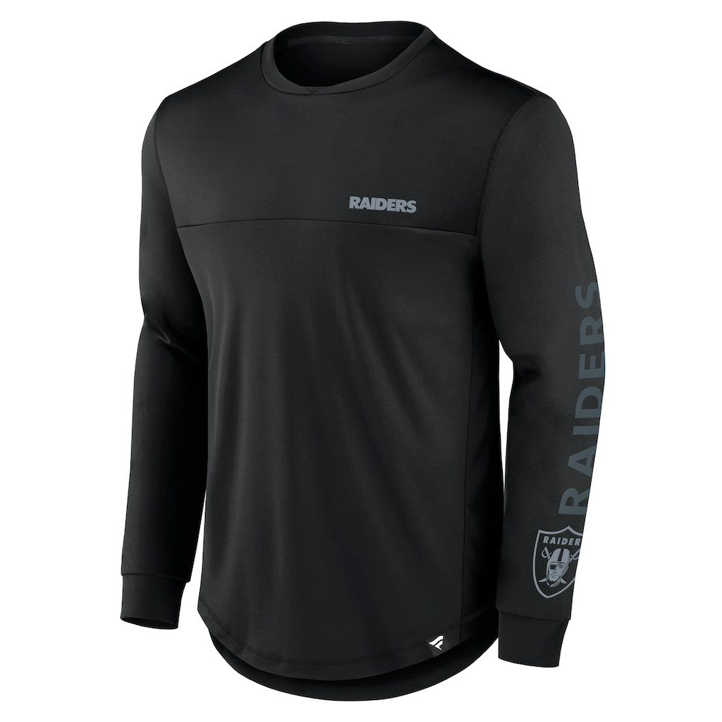 Las Vegas Raiders Blackout Long Sleeve T-Shirt Black