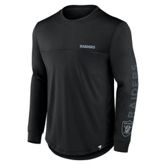 Las Vegas Raiders Blackout Long Sleeve T-Shirt Black