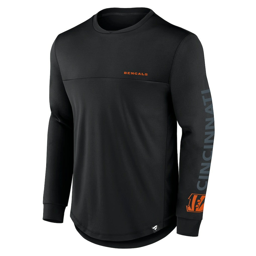 Cincinnati Bengals Blackout Long Sleeve T-Shirt Black