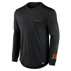 Cincinnati Bengals Blackout Long Sleeve T-Shirt Black