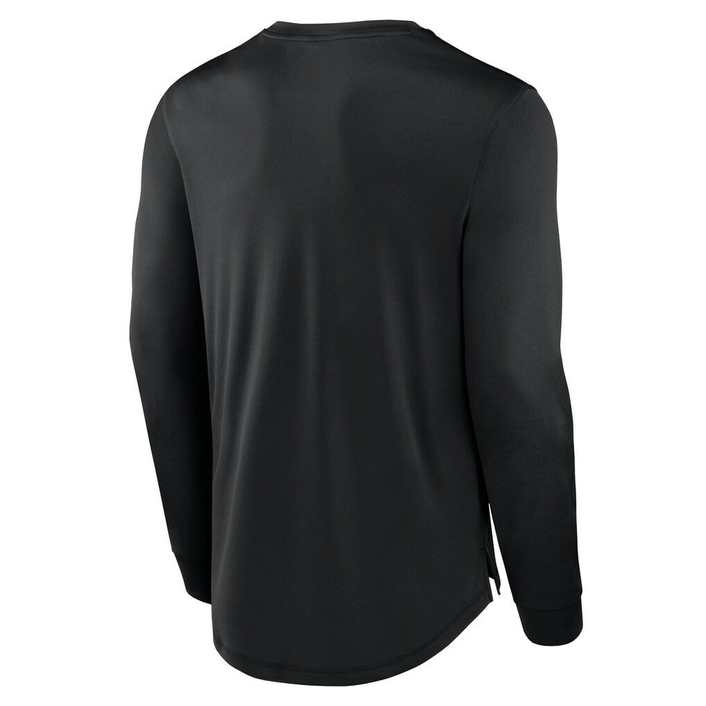 Cleveland Browns Blackout Long Sleeve T-Shirt Black