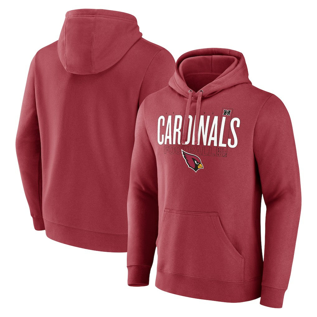 Arizona Cardinals Pylon Outline Pullover Hoodie Cardinal