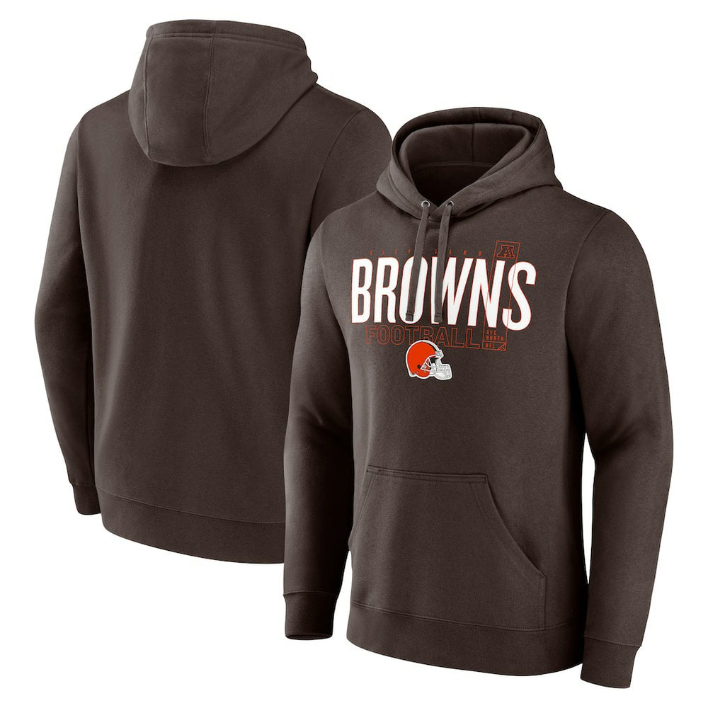 Cleveland Browns Pylon Outline Pullover Hoodie Brown