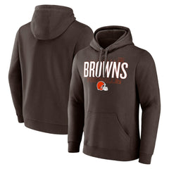 Cleveland Browns Pylon Outline Pullover Hoodie Brown