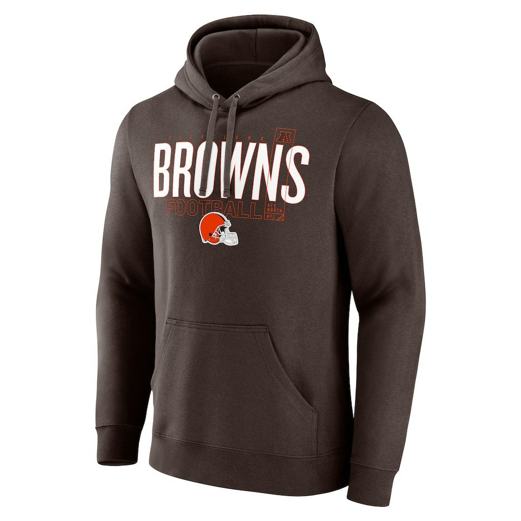 Cleveland Browns Pylon Outline Pullover Hoodie Brown