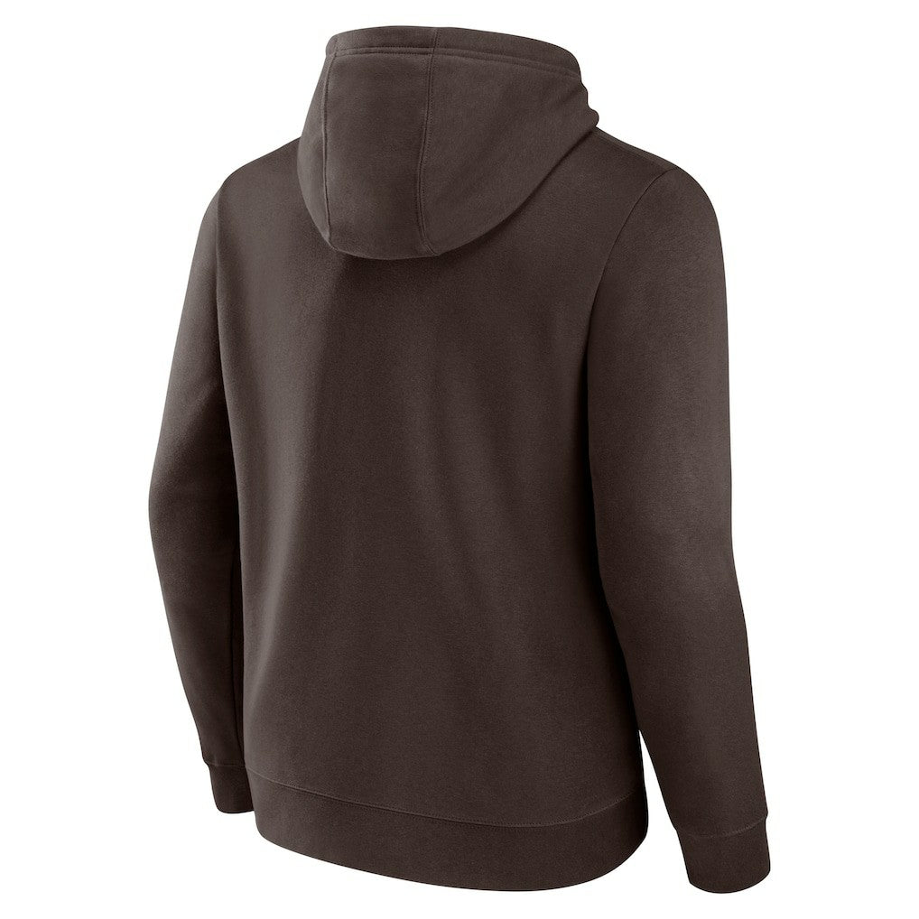 Cleveland Browns Pylon Outline Pullover Hoodie Brown
