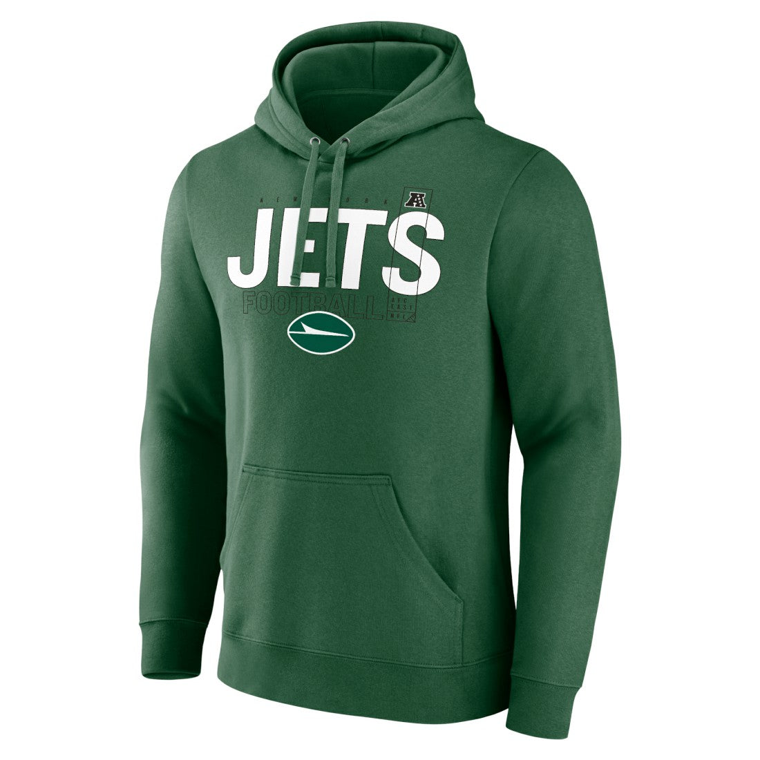 New York Jets Pylon Outline Pullover Hoodie Green